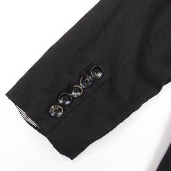 XXI Blazer Jacket Junior's Size M Black Lined 1 Button Party Formal Blazer - Picture 11 of 14